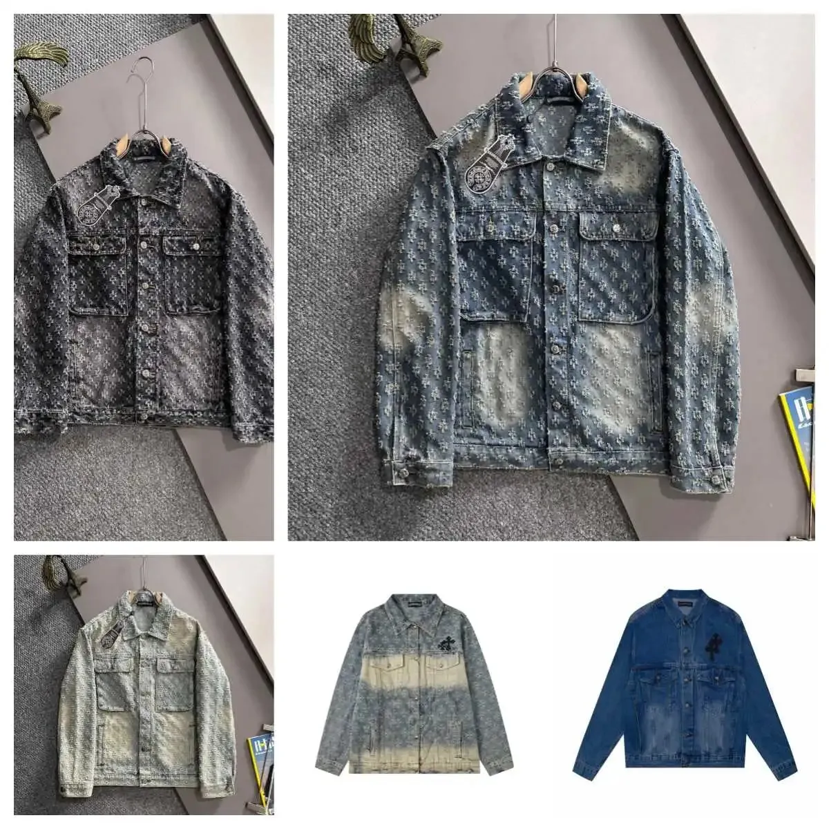 Chrome Hearts Monogram Denim Jacket [5 styles]