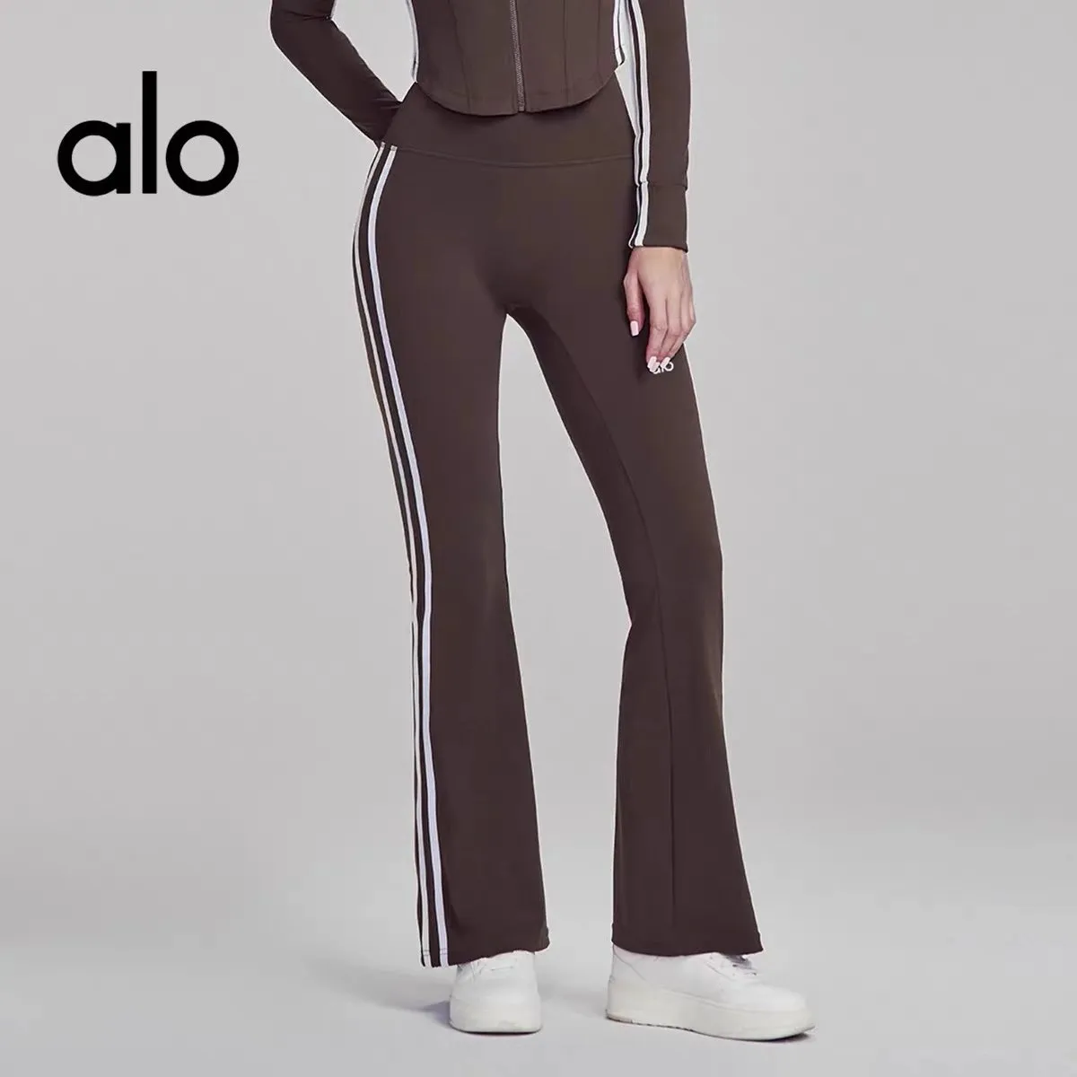 alo Side Stripe Flare Leggings [6 styles]