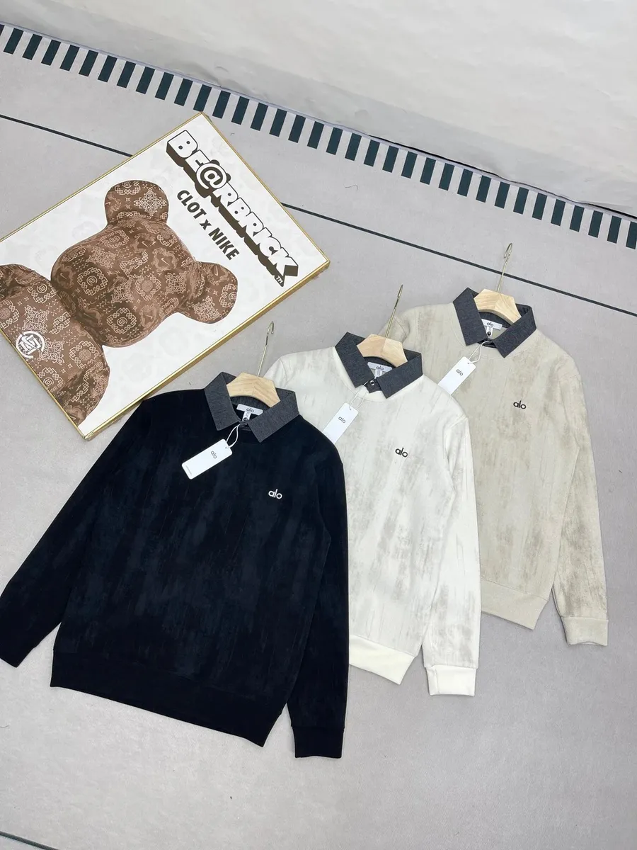 Alo Ribbed Collar Sweatshirt [3 styles]