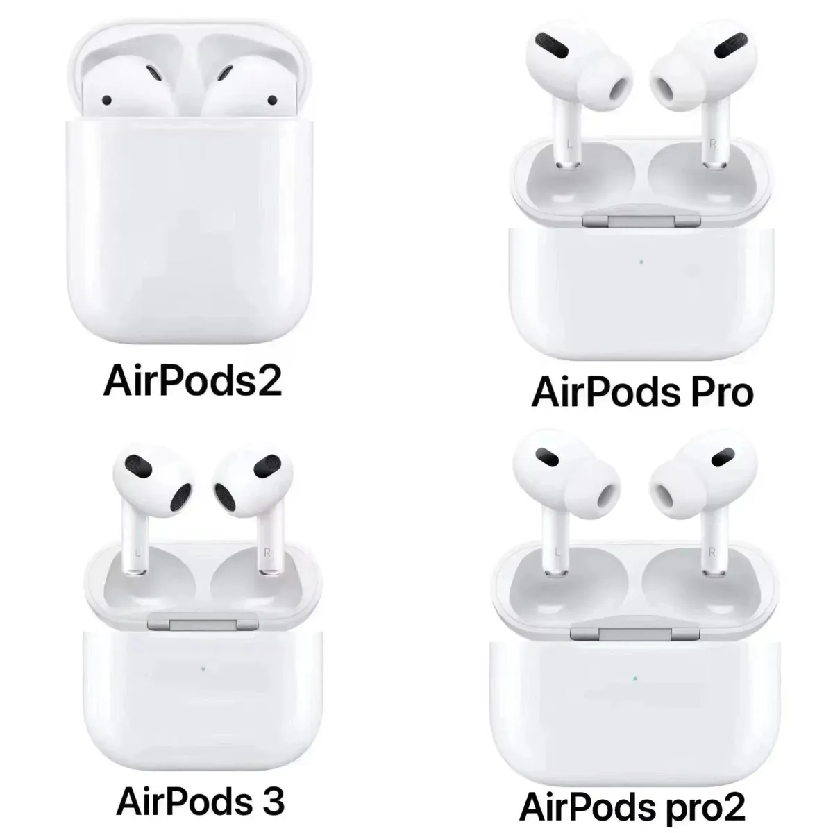 Apple AirPods 2/AirPods Pro/AirPods 3/AirPods Pro 2 [4 styles]