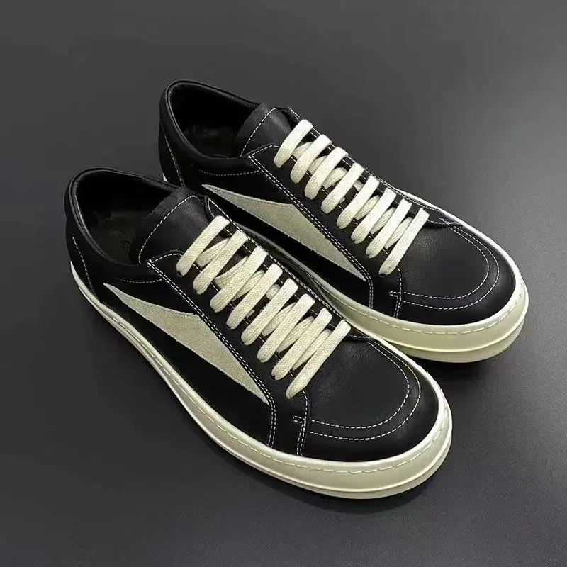 Black Lightning Bolt Design Sneakers [2 styles]