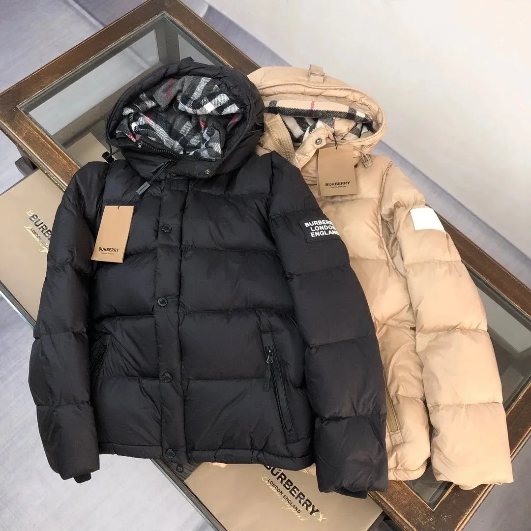 Burberry Check Lined Hooded Puffer Jacket [8 styles]