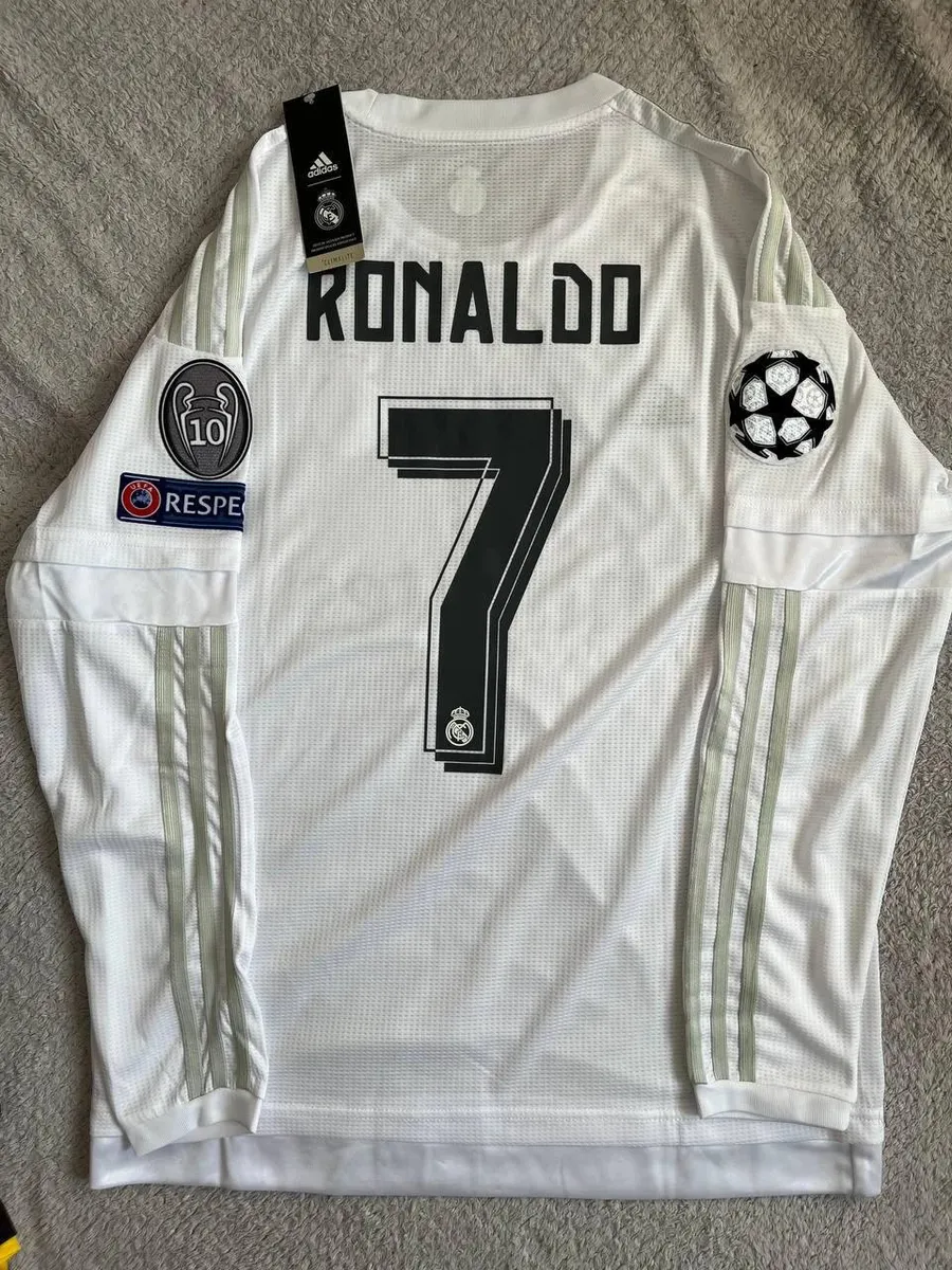 Adidas Ronaldo 7 Real Madrid Long Sleeve Jersey [40 styles]