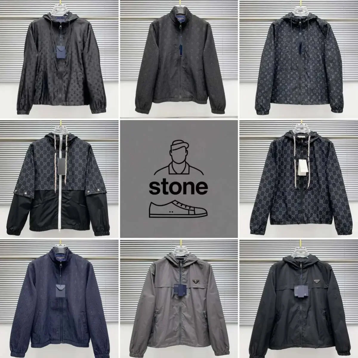 Prada, Gucci, Louis Vuitton Jackets [38 styles]