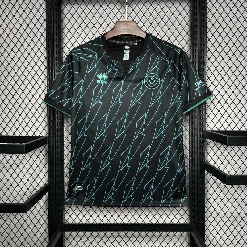 Errea Sheffield United FC Lightning Pattern Football Jersey