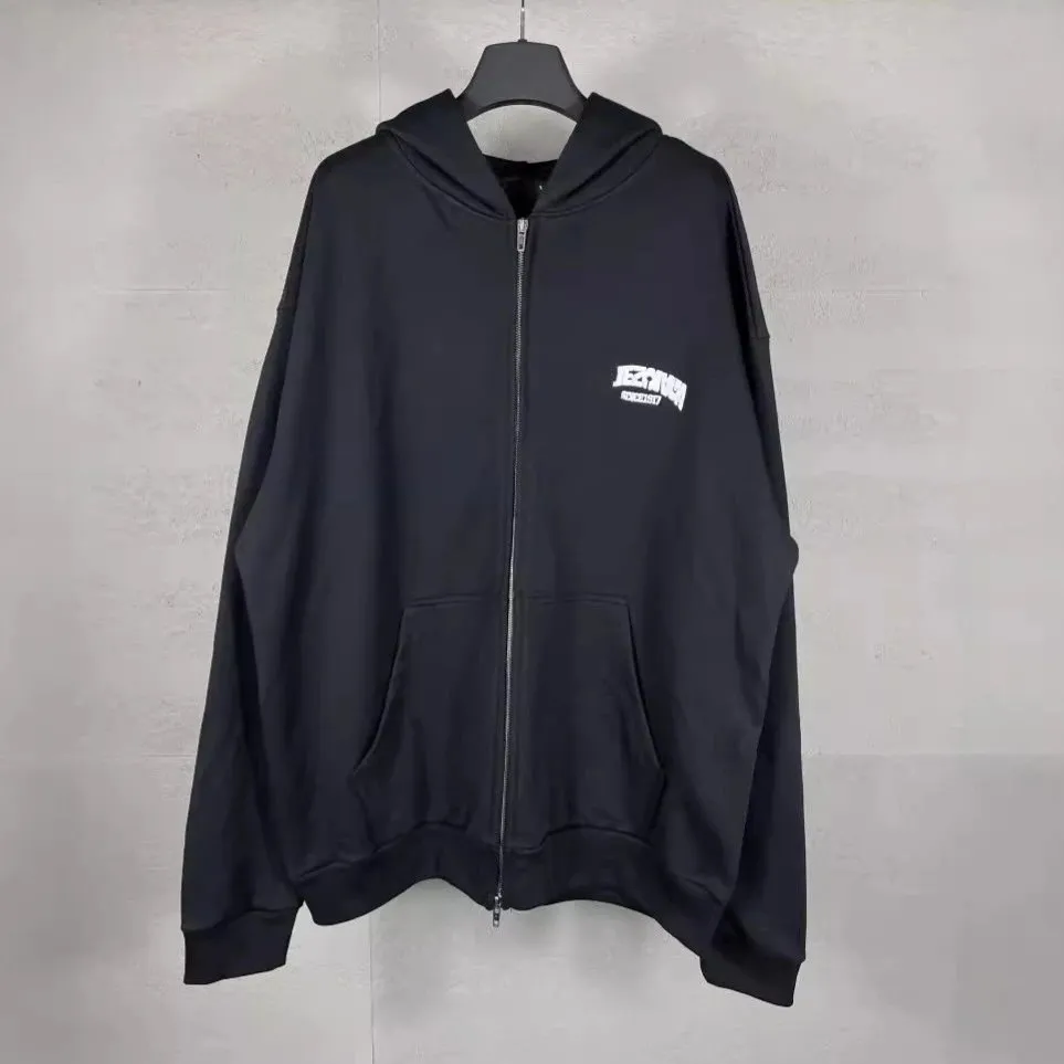 JERMYN Hooded Zip-Up Sweatshirt