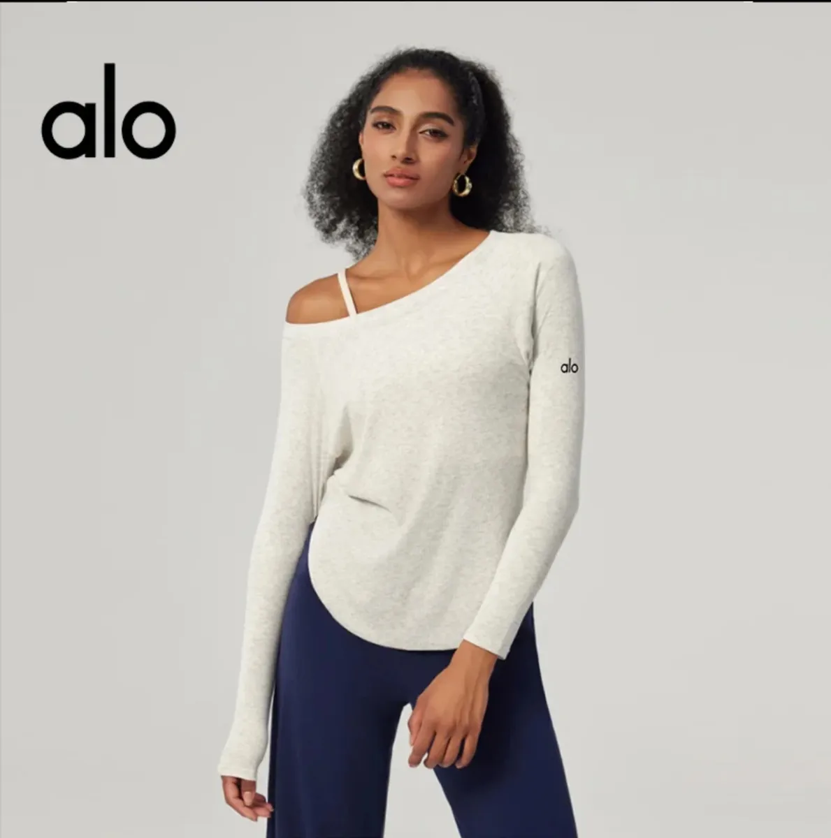 Alo One-Shoulder Long Sleeve Top [4 styles]
