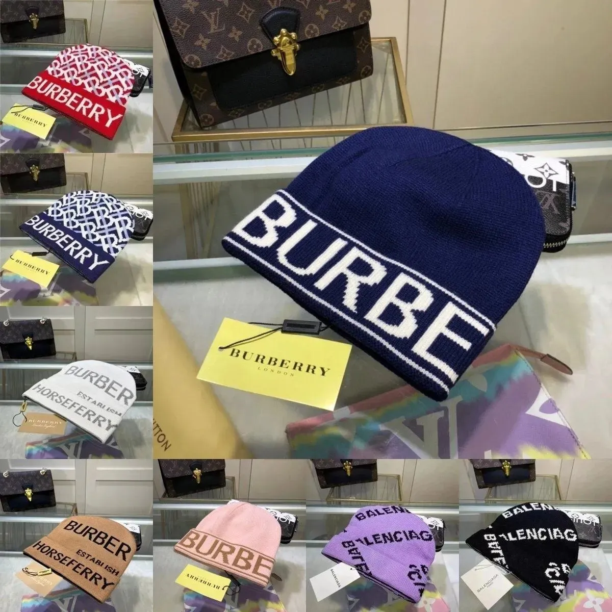 Burberry Monogram Knit Beanie [30 styles]