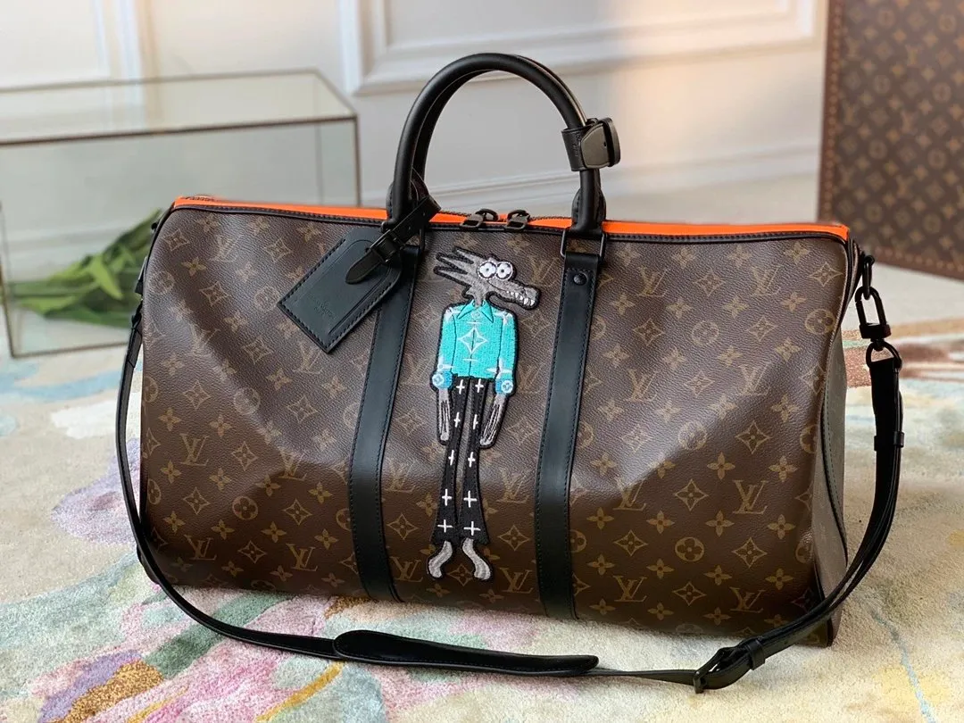 Louis Vuitton Keepall Bandoulière 50 Travel Bag