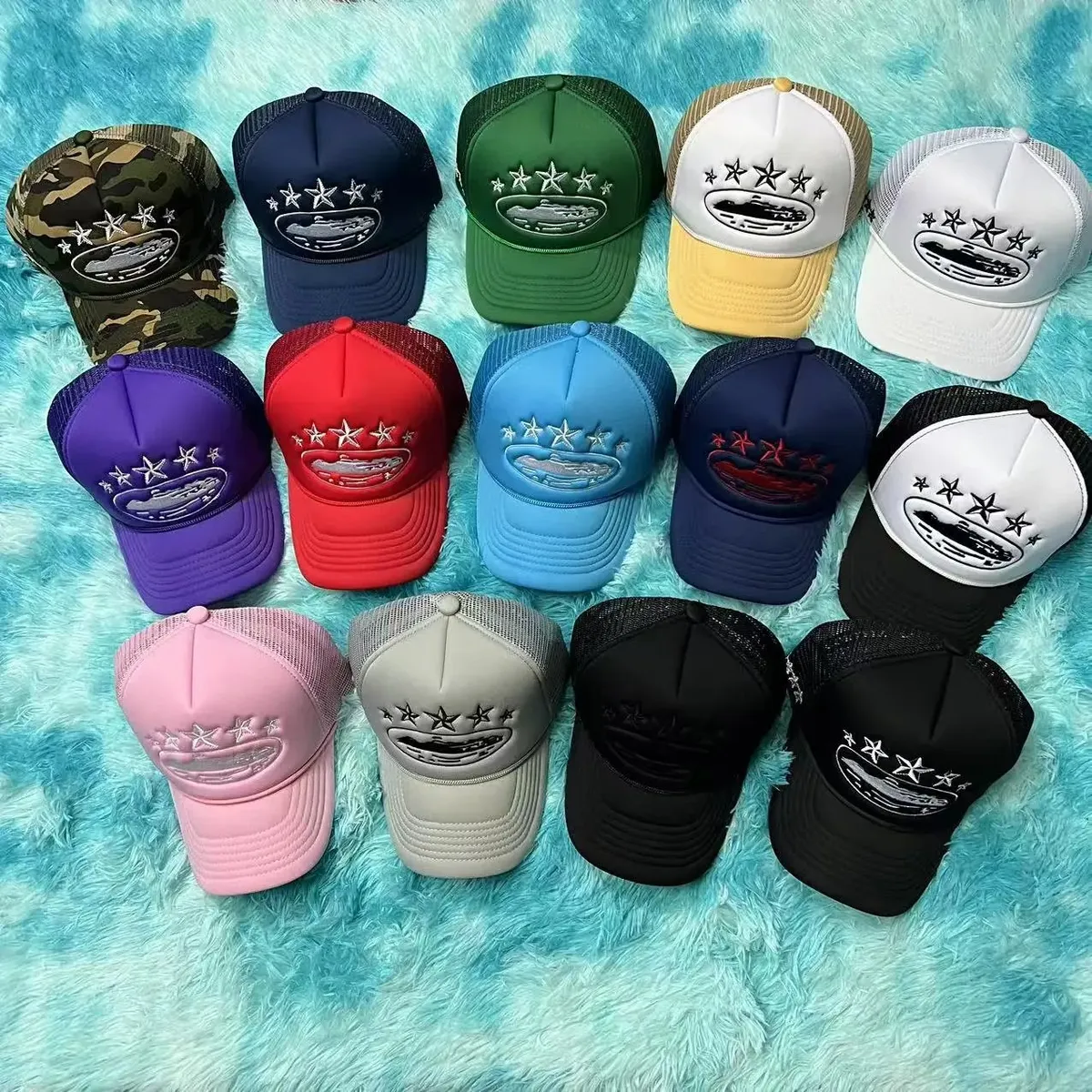 Star & Boat Embroidered Trucker Hats [8 styles]