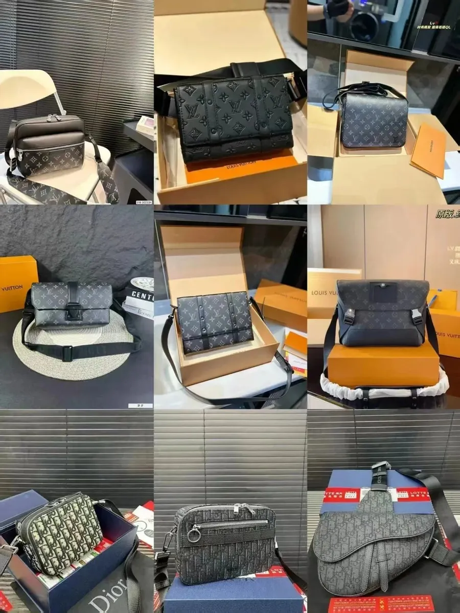 Louis Vuitton Monogram Messenger Bags / Dior Oblique Saddle Bags [40 styles]
