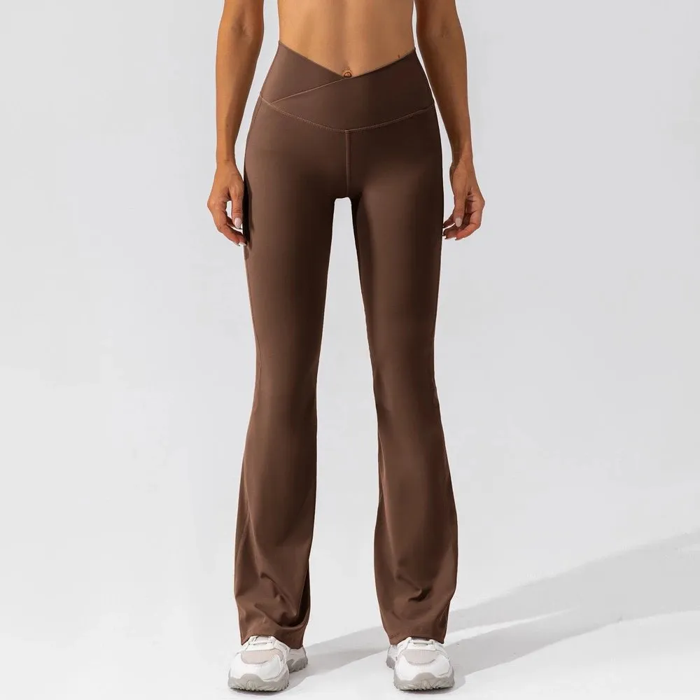 High-Waist Flared Leggings [5 styles]