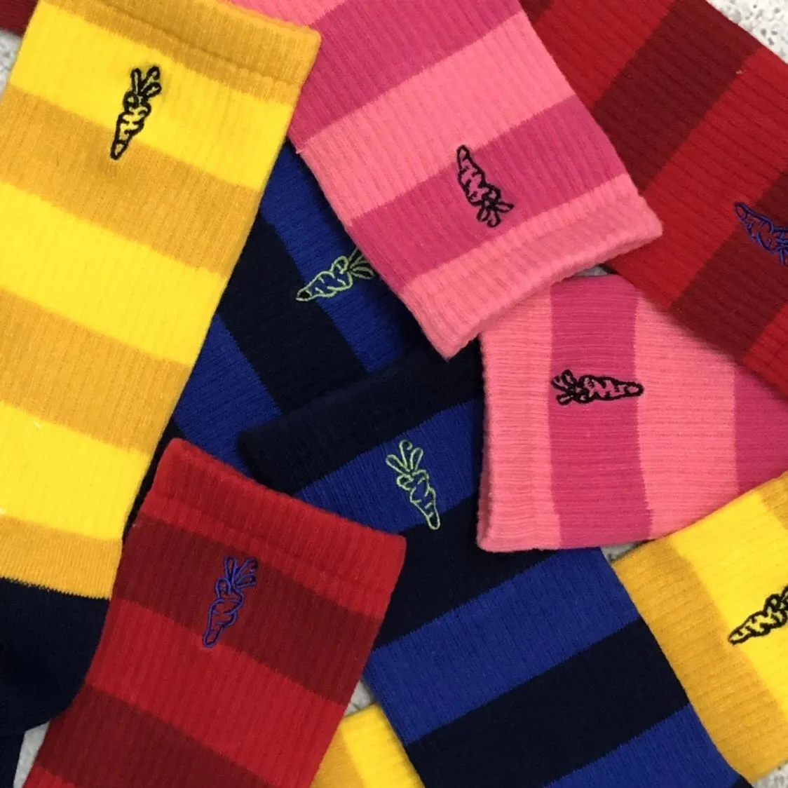 Carrot Stripe Socks [1 style]