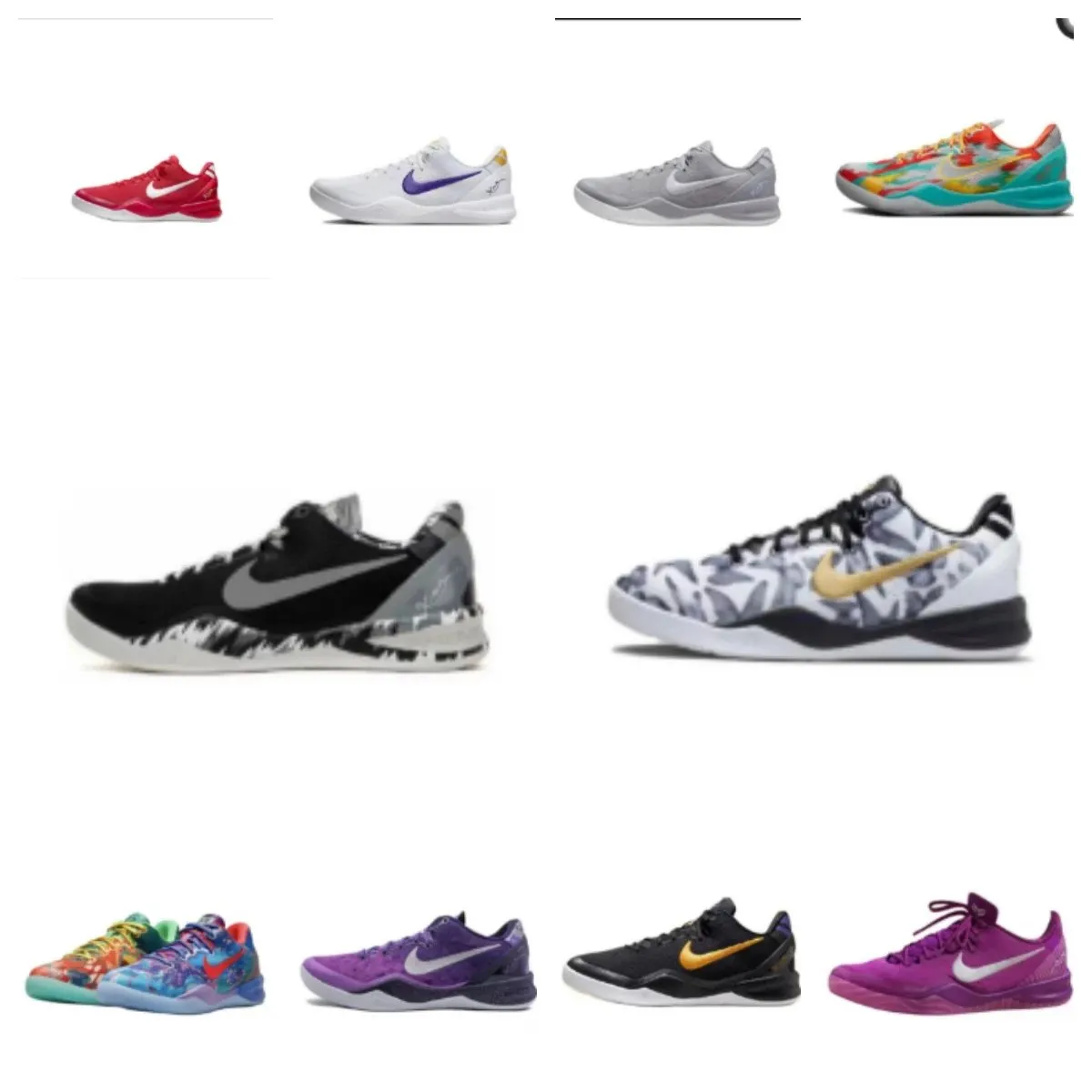 Nike Kobe 8 System Sneakers [10 styles]