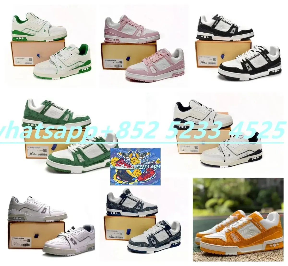 Louis Vuitton LV Trainer Sneakers [8 styles]