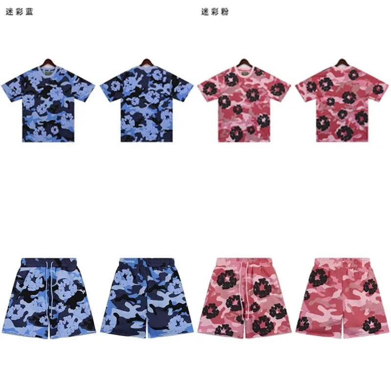 Camouflage Floral Print T-Shirt/Shorts Set [10 styles]