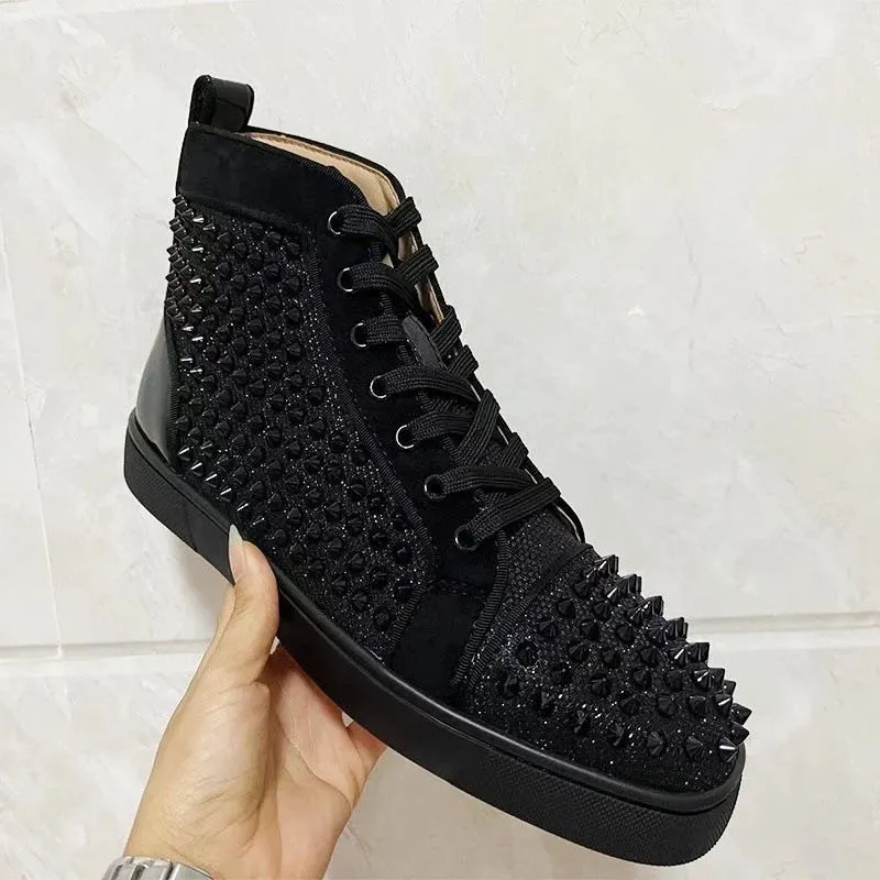 Christian Louboutin Louis Spikes High-Top Sneakers [18 styles]