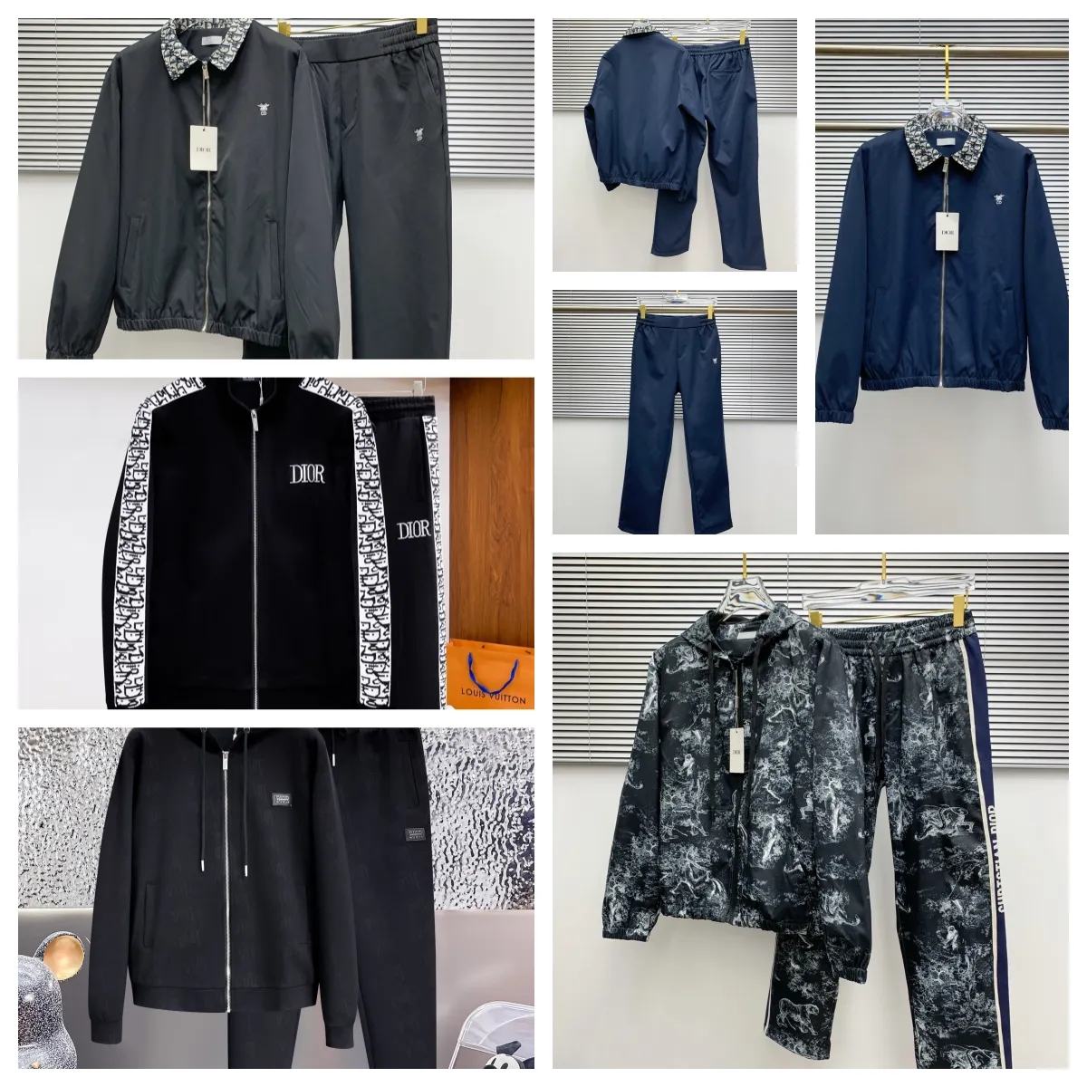 Dior Oblique & Toile de Jouy Track Sets [5 styles]