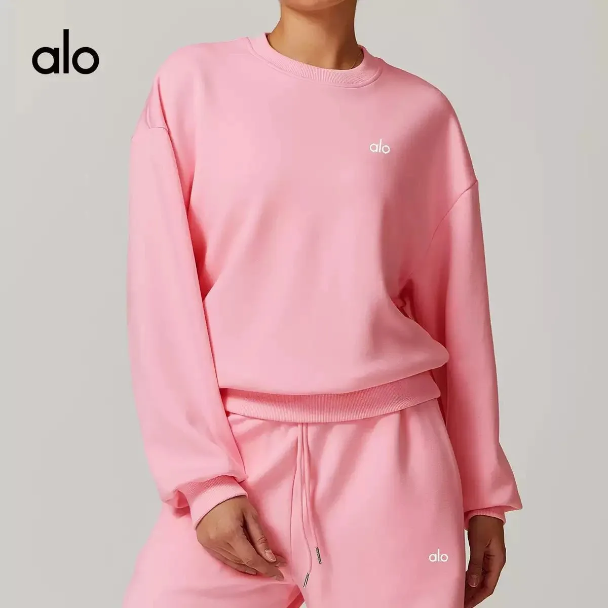 Alo Active Sweatshirt/Pants Set [5 styles]