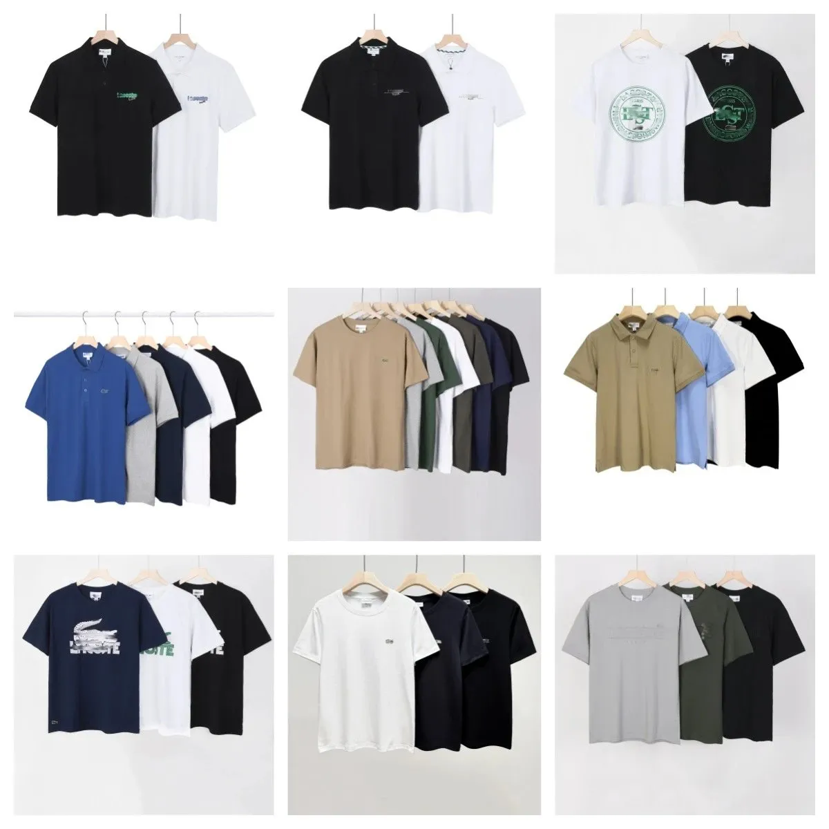 Lacoste T-Shirts and Polo Shirts [36 styles]