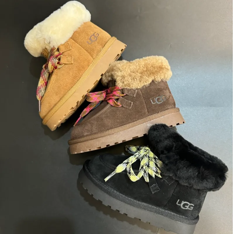 UGG Classic Mini Fluff Sneaker Boots [3 styles]