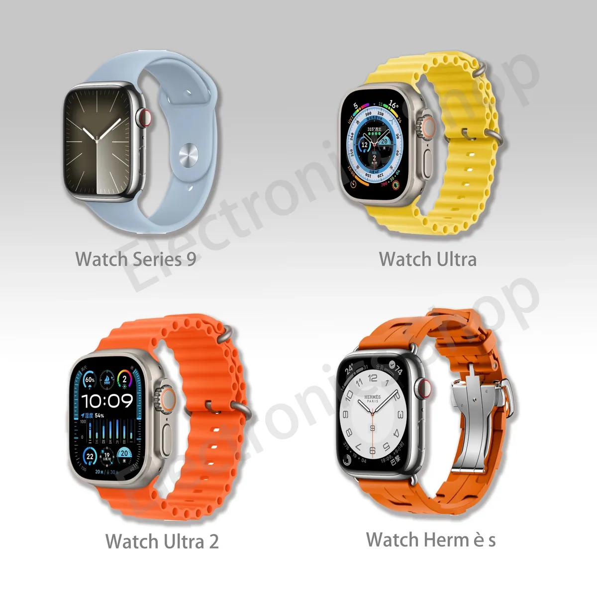 Apple Watch Series 9, Watch Ultra, Watch Ultra 2, Watch Hermès [24 styles]