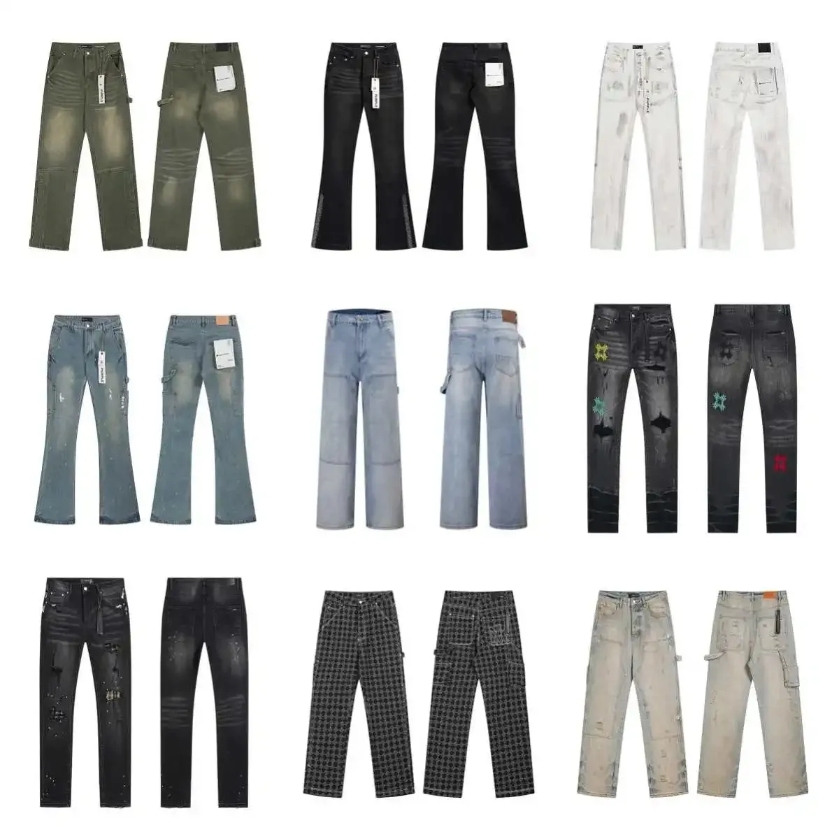 Various Designer Denim Pants [9 styles]