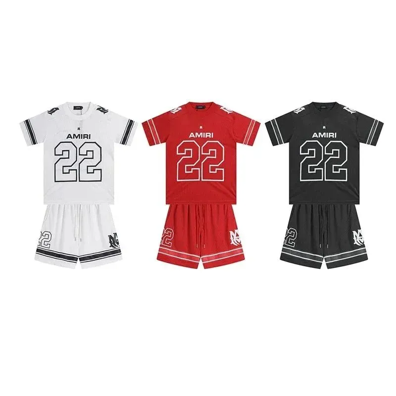 AMIRI B22 Jersey Set (T-Shirt & Shorts)