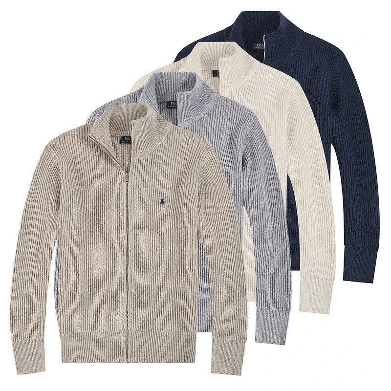 Polo Ralph Lauren Ribbed Zip-Up Sweater [8 styles]