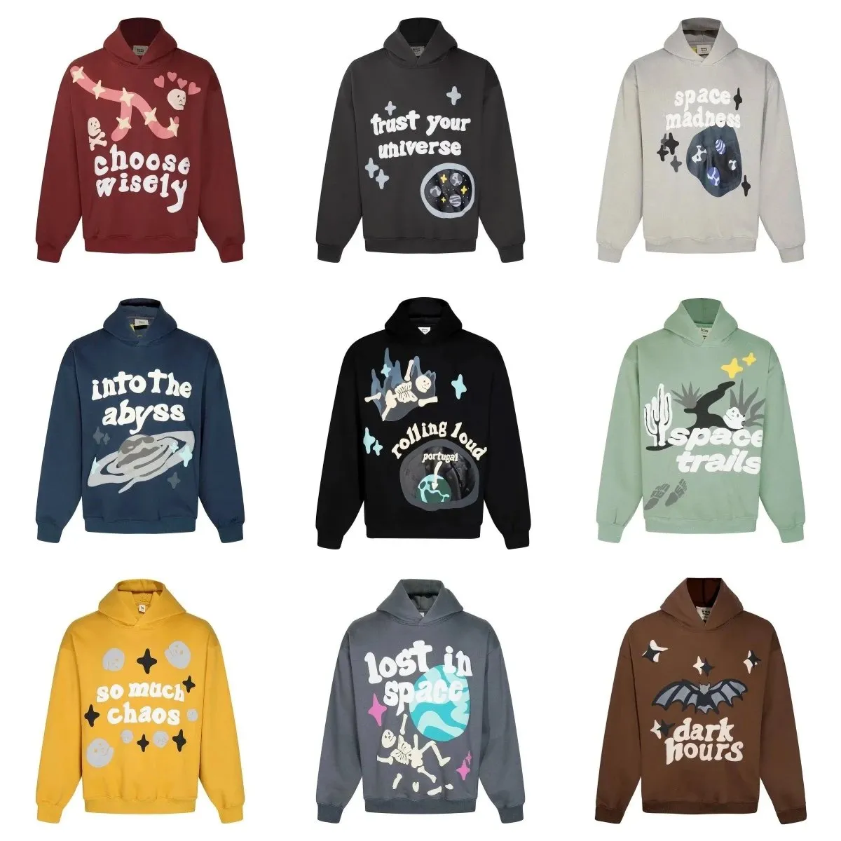 Space-Themed Graphic Hoodies [39 styles]