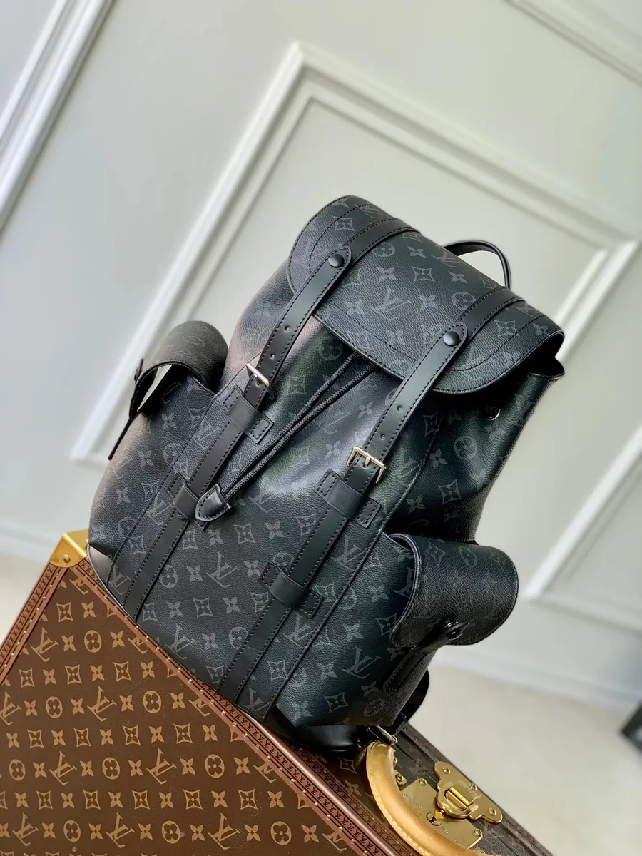 Louis Vuitton Monogram Leather Backpack