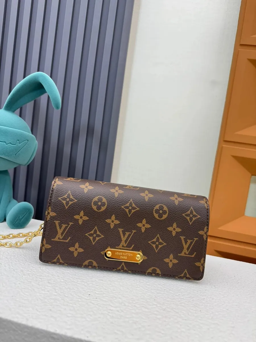 Louis Vuitton Monogram Canvas Wallet on Chain