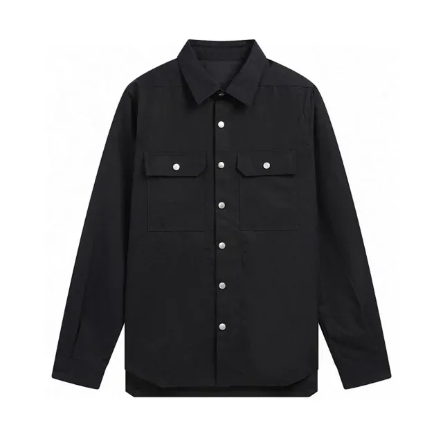 Black Utility Shirt Jacket [1 style]