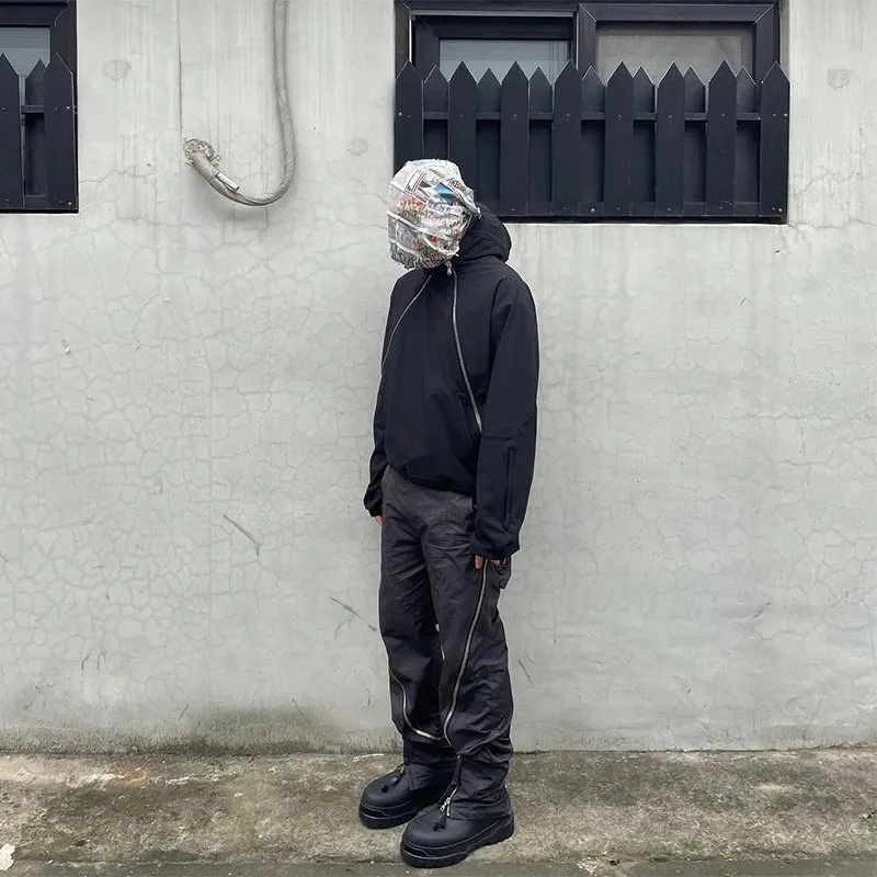 Black Hooded Jacket with Matching Pants [1 style]