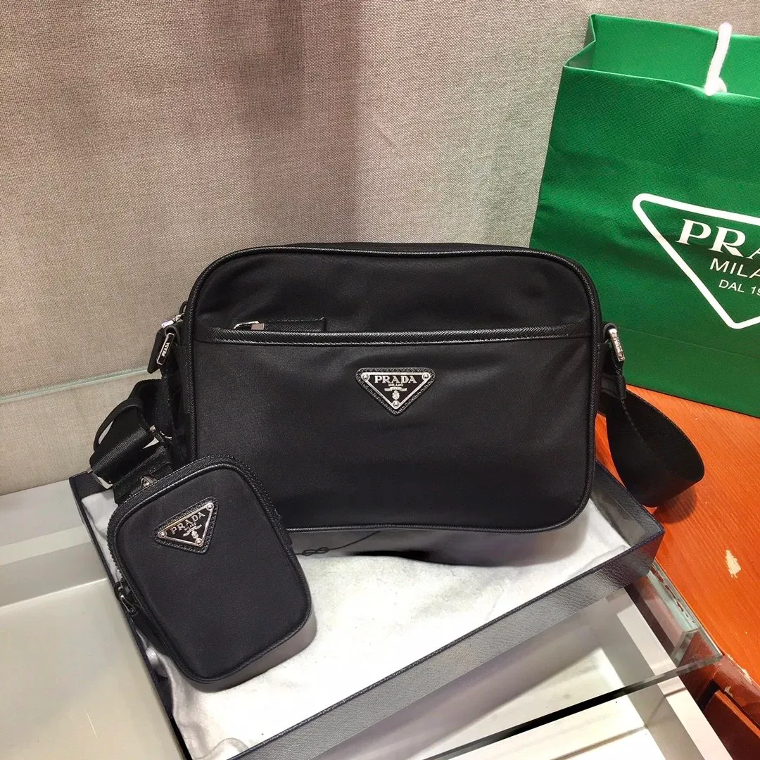 Prada Re-Nylon Messenger Bag with pouch [1 style]