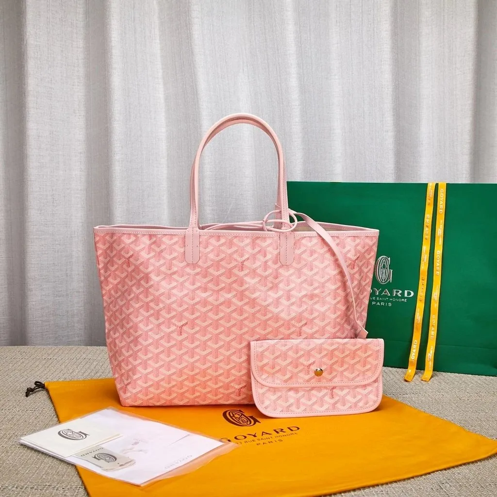 Goyard Saint Louis PM Tote Bag with Pouch Set