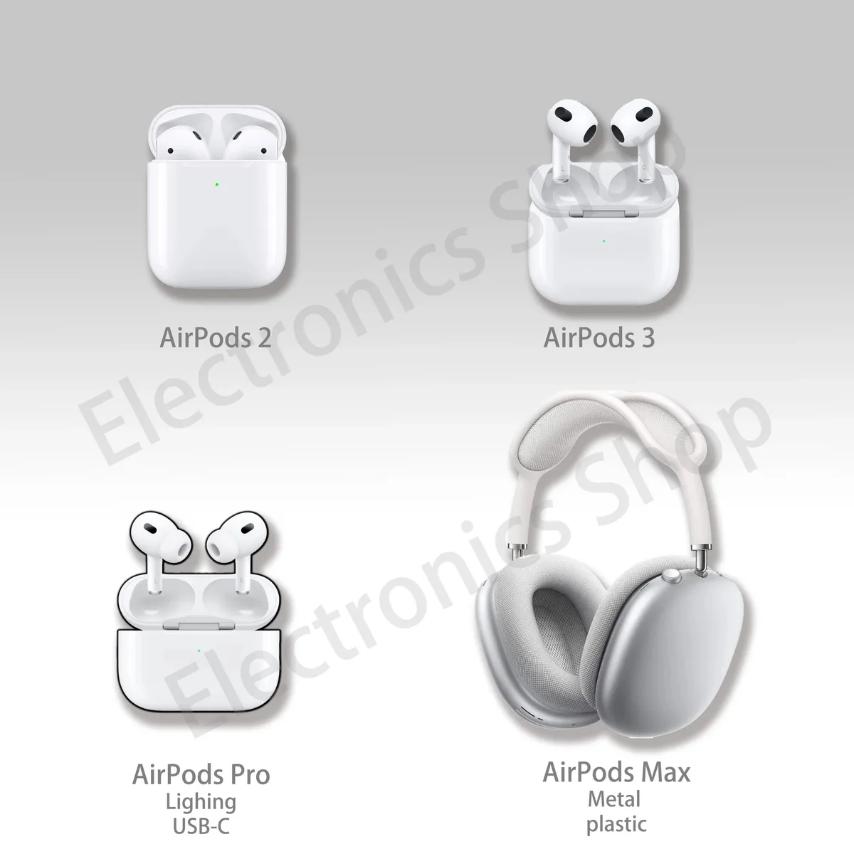 Apple AirPods 2/AirPods 3/AirPods Pro/AirPods Max [12 styles]