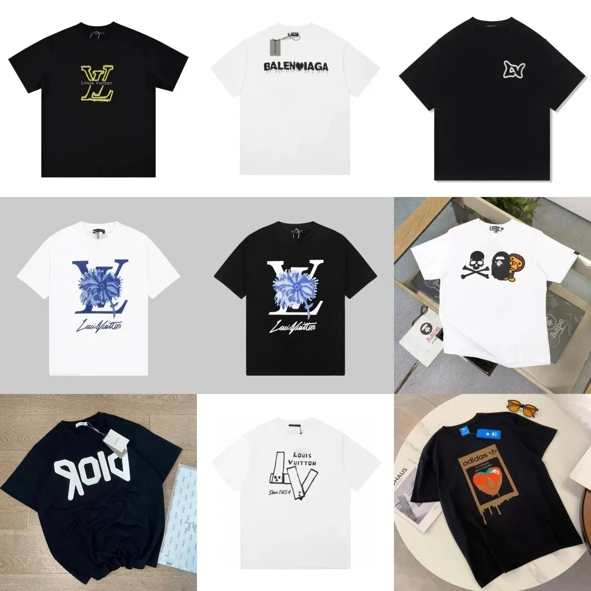 Luxury Brand Graphic T-Shirts [1 style]