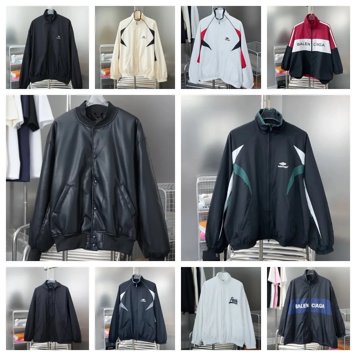 Balenciaga Track Jacket / Windbreaker Collection [10 styles]