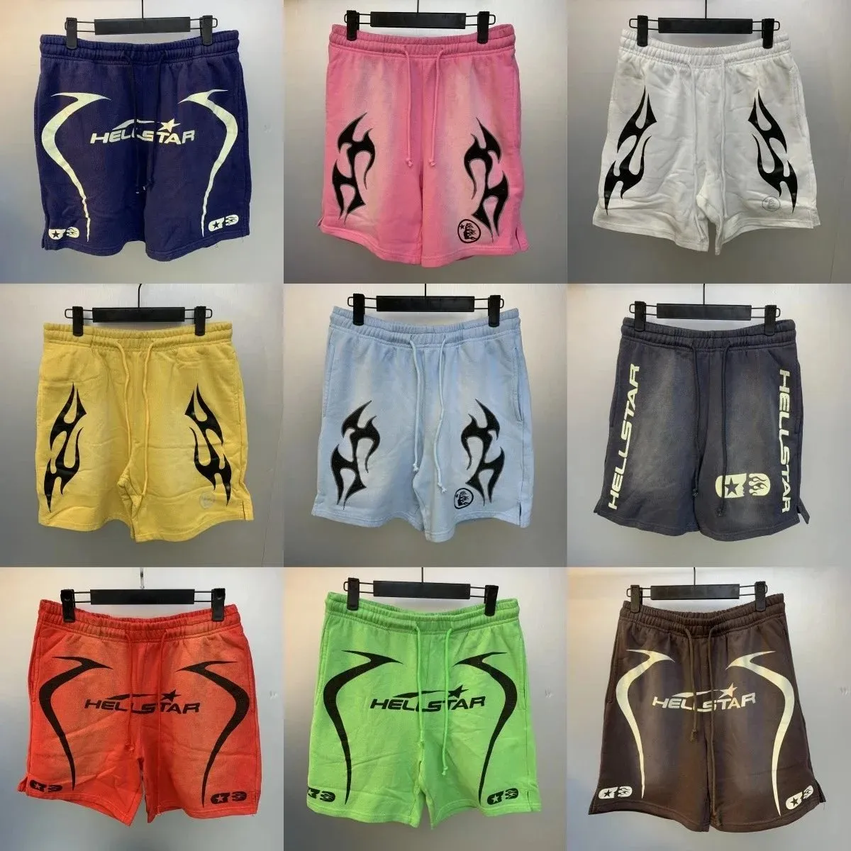 Hellstar Flame Shorts [20 styles]
