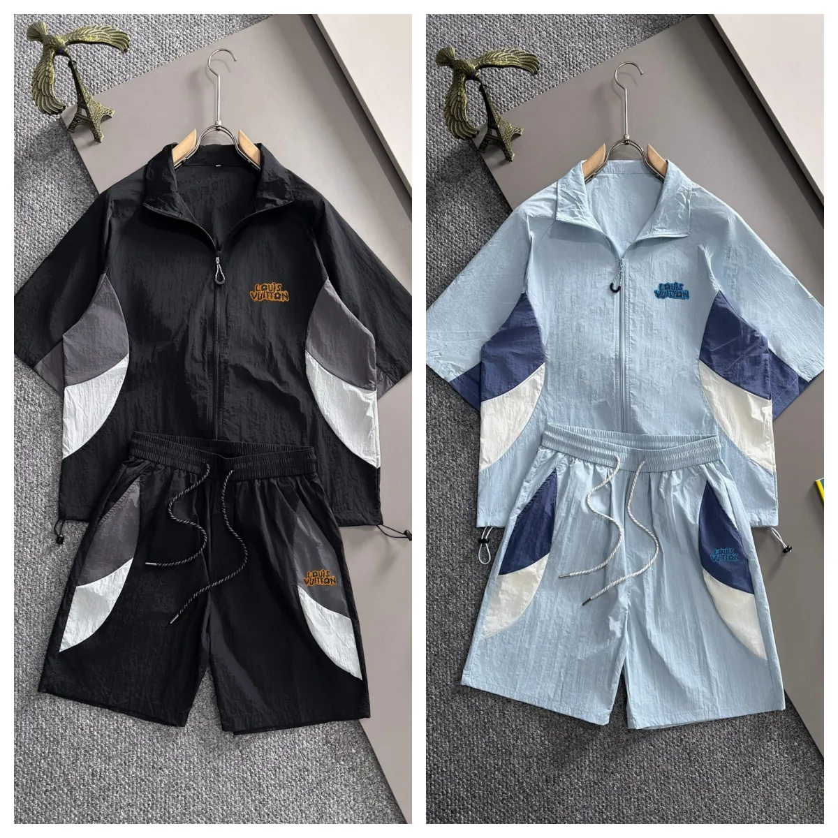 Louis Vuitton Patchwork Windbreaker Set [2 styles]