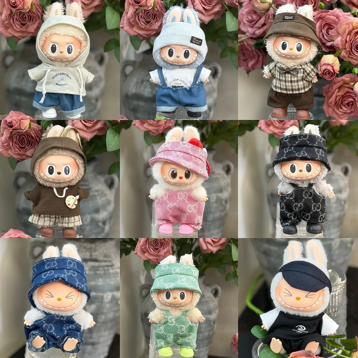 Labubu Bunny Plush Doll Outfits [16 styles]
