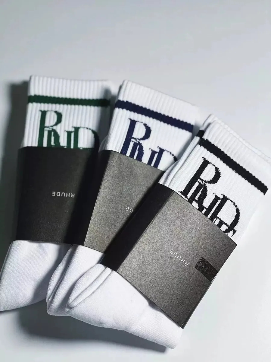RHUDE RD Logo Socks