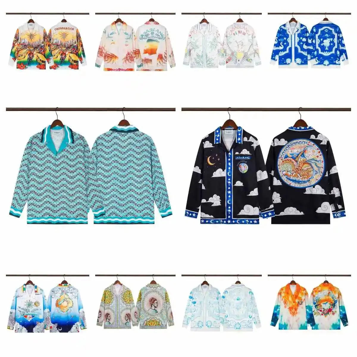 Versace Obselance Printed Shirts [10 styles]