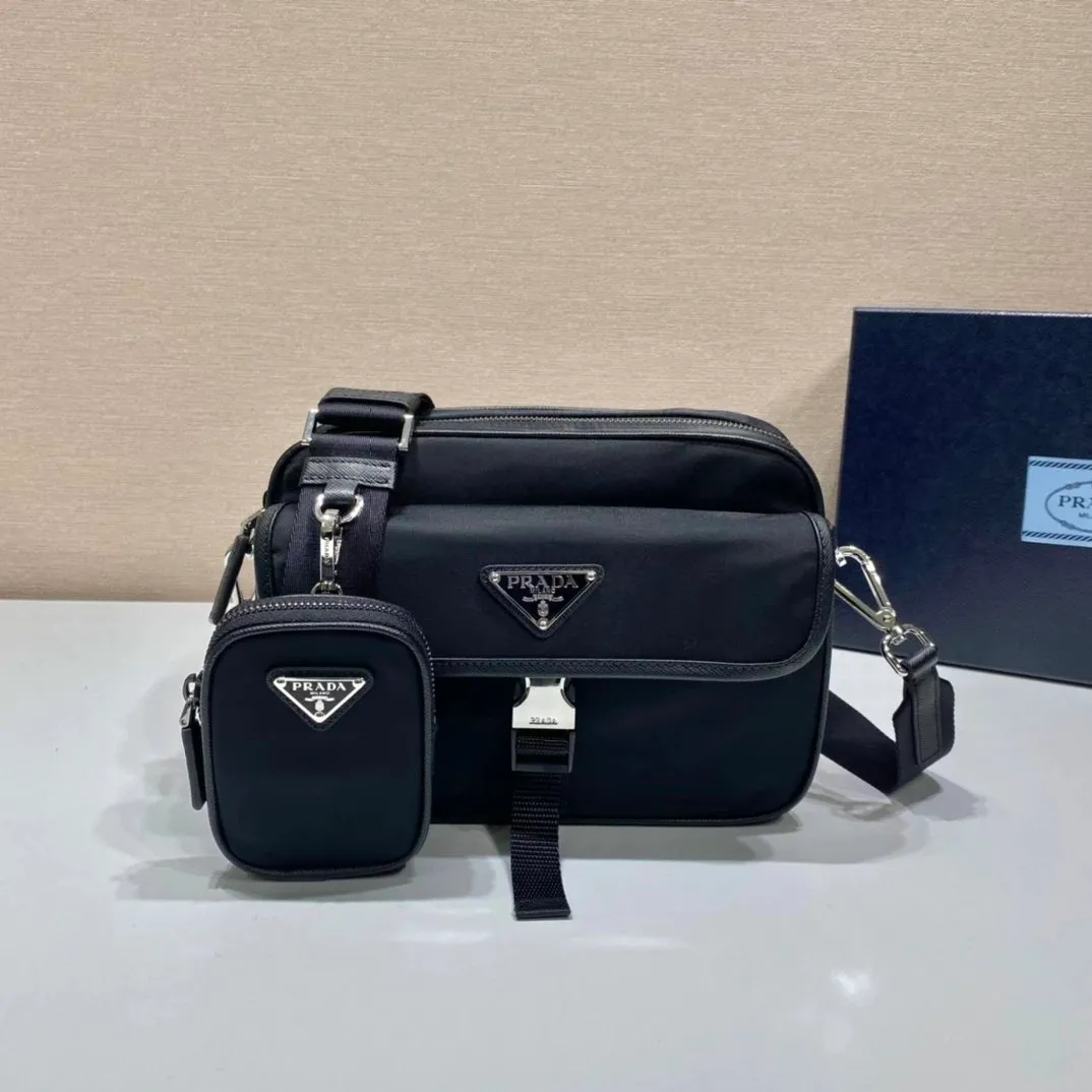 Prada Re-Nylon Camera Bag with Mini Pouch