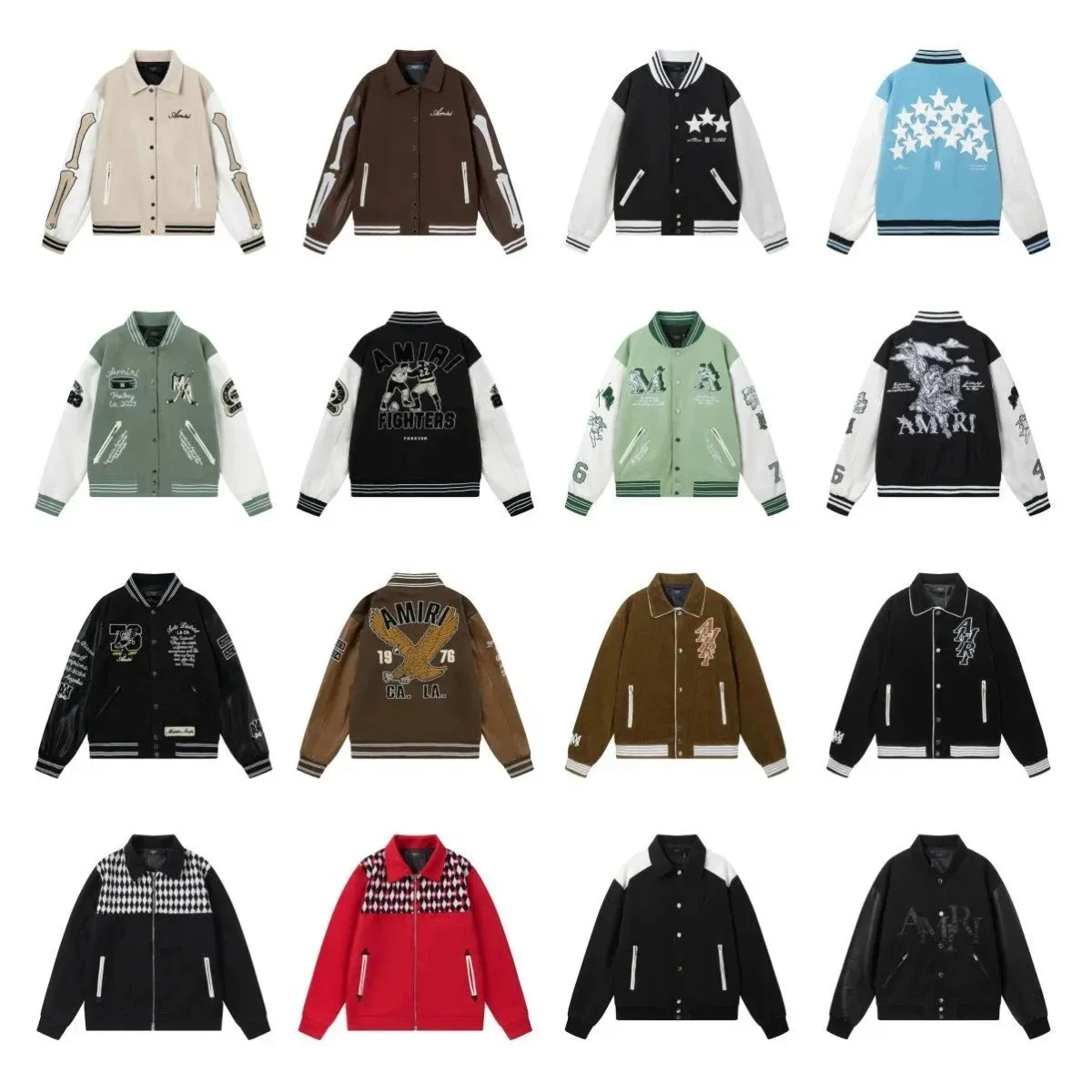 Amiri Varsity Jackets [19 styles]