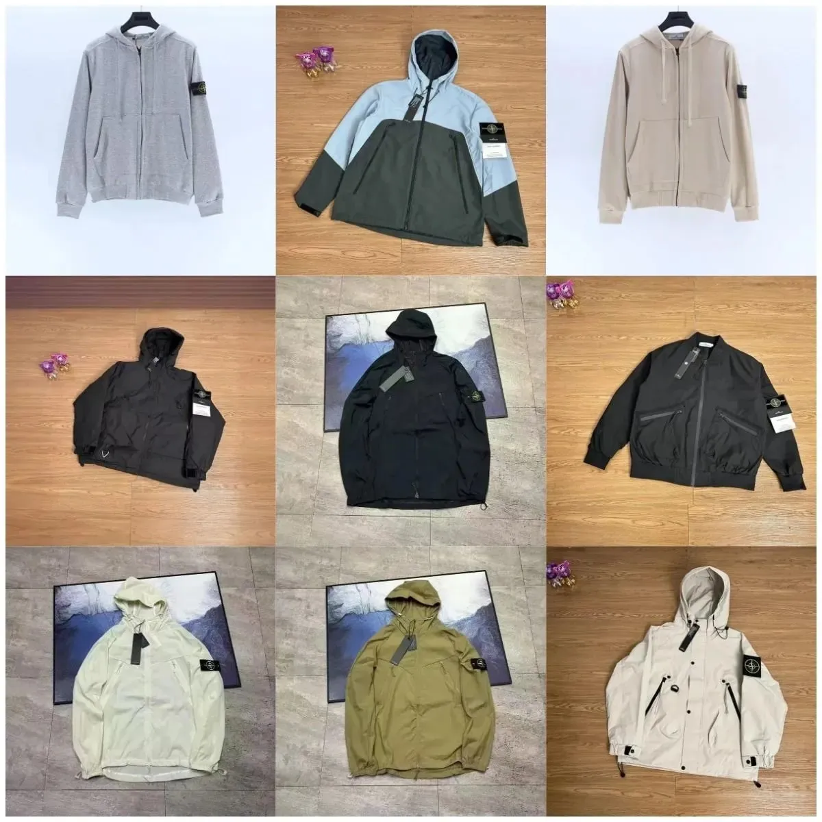 Stone Island Hooded Jackets [37 styles]