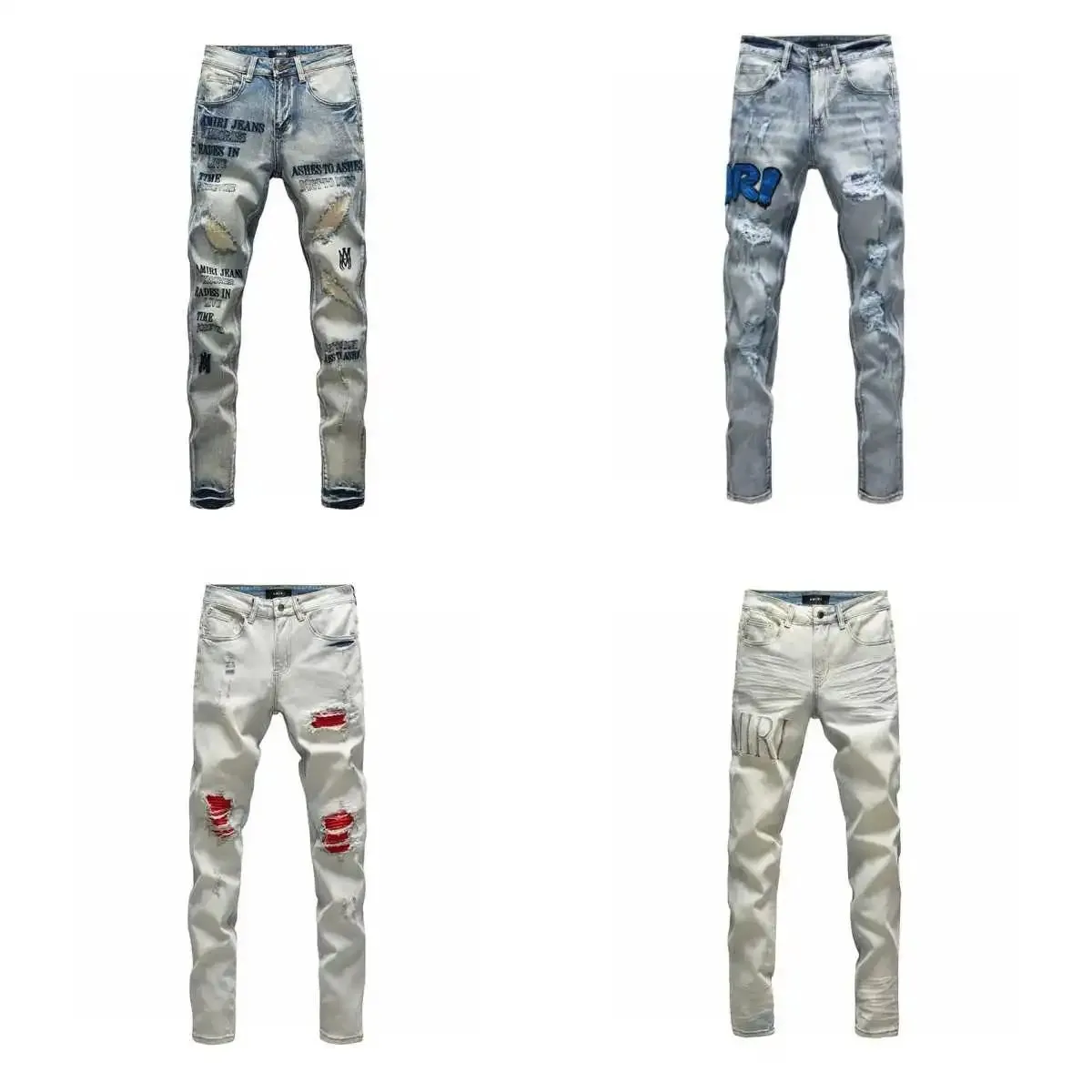 Amiri Jeans Distressed Ripped Denim Pants [4 styles]