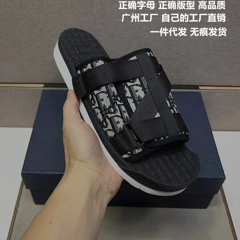 Dior Oblique Slide Sandals [3 styles]