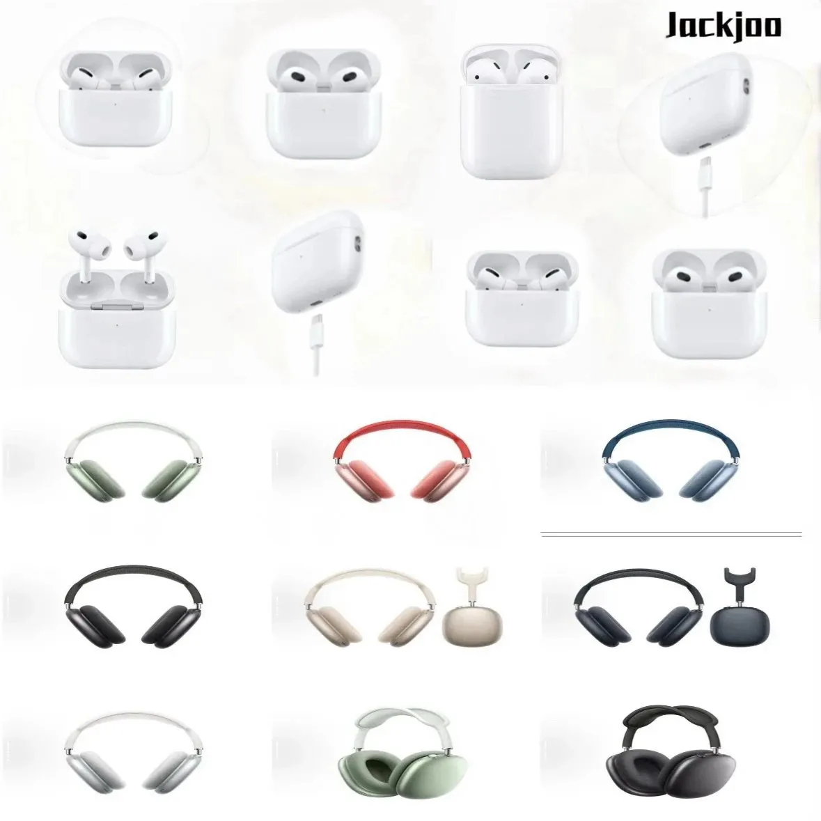 Jackjoo Wireless Earbuds and Headphones